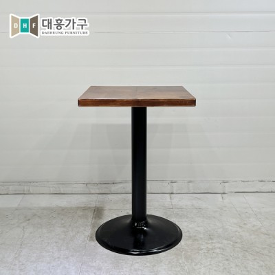 중고무늬목테이블 500x500-3EA