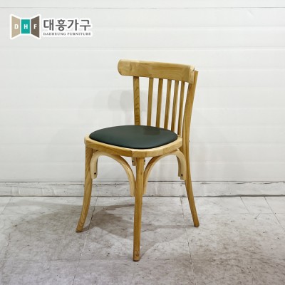 [미사용]목재의자 그린-5EA